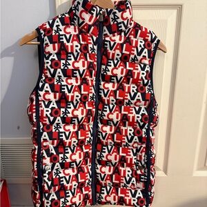 Stylish Red and Black Women's Vest